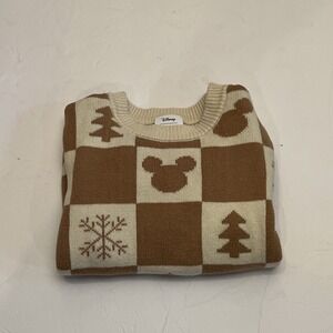 Disney Mickey Mouse‎ Sweatshirt Sweater Toddler 3T Winter Holiday